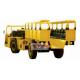 7200 * 1800 * 2200mm Service Utility Vehicle , Yellow Electric Mining Equipment