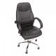 PU Black Leather China Chrome Office Chair