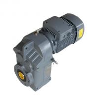 Horizontal Foot Mounted Bevel Speed Helical Gear Reducer AC Motors
