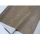 Light Brown Twotone Embossed Leather Fabric , Embossed PU Coated Leather