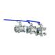 Stainless Steel Three-Piece Ball Valve with Wire Buckle Butt Welding Customizable