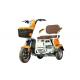 3 Wheels Electric Cargo Motorcycle Foldable Front Rear Drum Brake 60V 800W Power