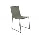 Outdoor Restaurant Iron Light Green Dining Metal Rope Chair For Patio