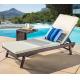 PE Rattan Leisure Chaise Lounge chairs  Aluminium Outdoor Garden wicker patio beach chair