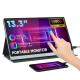 Portable Usb C Touch Screen Monitor 13.3 Inch FHD IPS 10-Point Travel Monitor For Laptop