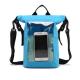 10L Transparent Window Backpack , Roll Top Type Waterproof Backpack For Swimming
