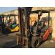 Red Color 3 Ton Used Container Toyota Forklift 7FD30 With Middle Cylinder and Side Shifter