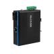Single Fiber SC PoE Fiber Media Converter 10/100M Fast Ethernet 15.4W 30W IP40 CE