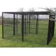 Galvanized bird aviary cage