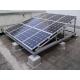Aluminum 6005 T5 Flat Roof Solar Mounting System 3000W 5000W
