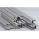 Non - Magnetic Aluminum Alloy Extrusion Profiles Silver Color With OEM Services