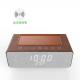 M15 Wireless Charging Clock Bluetooth Speaker with time and light / Multifunctional dj speaker box