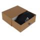 Customized Wood Paper Apparel Gift Boxes , Jewellery Package With Metal Lock