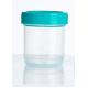90ml PP Material Sample Cup With Screw bottle Cap Non-sterile