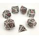 Sturdy Portable Cool Polyhedral Dice Set , Odorless Sharp Edge Resin Dice
