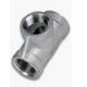 Threaded Female Tee Stainless Steel Forged Pipe Fittings  Industrial Pipe Fittings ASME B16.9