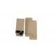 Rectangle Corrugated Cardboard Box 100gsm 110gsm Kraft Paper Materials
