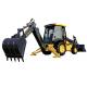 Synchromesh Mechanical Shift Tractor Backhoe Loader for Road Construction