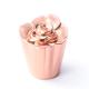 OEM ODM Design Zamac Rose Flower Perfume Cap Lid Bottle Cover Gold