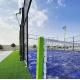 Customizable Color Artificial Grass  Padel Tennis Courts Lawn With Visible Court Lines And Standards