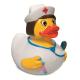 Doctor Nurse Character Custom Rubber Ducks Cute Soft Safe White Color For Toys Shop