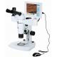 8.4 Inch LCD Digital Zoom Stereo Microscope , Stereo Inspection Microscope 32X - 320X