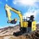 Hydraulic Mini Excavator 1000kg CE Compact Digging Equipment Tiny Diggers