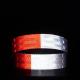 Fade Resistant Reflective Sticker Dot C2 Red and White Reflective Tape on Trailers