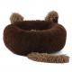 Colorful Rabbit Ears Warm Winter Pet Calming Beds Breathable