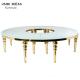 Monaco Marriage Hall Dining Table Chairs S Shape Decoration Creative 75CM