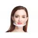 Food Processing Healthcare Industry Plastic Face Mask With Logo Anti Fog