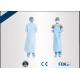 Lightweight Non Woven Disposable Barrier Gowns For Chemical / Food Industry