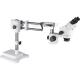 Double Arm Boom Stand Stereo Zoom Microscope With 235MM Long Travel Range