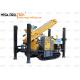 Double Cylinder Lifting Water Well Drill Rig Crawler Type 200 Meters Deep