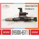 095000-6511 Common Rail Fuel Injector 23670-E0080 23670-E0081 For HINO