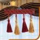 Fashion design handmade polyester curtain lace accessories trimmings fringes tassels