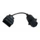 Deutsch 9 Pin J1939 Male to J1962 OBD2 OBDII Male CAN Bus Cable