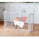 Multiscene White Foldable Baby Playpen Extendable With Automatic Lock