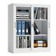 Sliding Doors 2 Adjustable Shelves Steel Half Height Locker For File Storage