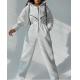 Custom Clothing Factory China Casual Women'S Hooded Jumpsuit With Elasticband Pants Set