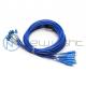 4F Single Mode 9/125um Fan Out 1 Meter Armoured Fiber Optic Patch Cord