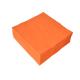 50 Count 2Ply premium Orange Color Paper Napkin Wood Pulp Material