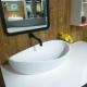 Artificial Stone Coutertop Sink Hand Washing Basin Boat Model Design Eco - Friendly