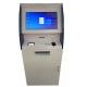 Floor Standing Self Service Printing Kiosk With Cash Acceptor And Barcode Scanner
