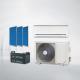 12000Btu 24000Btu Hybrid Solar Air Conditioner Portable Air Conditioners Ac Dc Dual Power Solar Air Conditioner