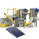 200-1000kg/h Capacity Photovoltaic Solar Panel Cell Recycling Equipment with Gearbox