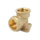 HPb 57-3 Thread Brass Wall Plate Elbow Female X Female Connection