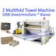 Z Multifold 6 Lanes Tissue Paper Converting Machine
