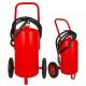 25kg Mobile Fire Extinguisher Cart Type Wheel Type Moisture Proof