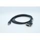 Black PCB DB9P TO USB Male Internal Wiring Harness For Pumping Motor